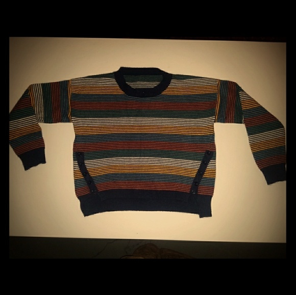 Boxy striped super soft sweater. Worn ONCE *SALE* - Picture 1 of 4